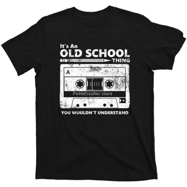 I am Old School Retro Cassette T-Shirt Exclusive DJ Fashion T-Shirts