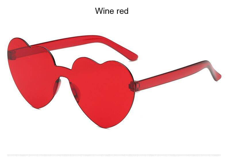 Women's Heart Shaped Sunglasses
