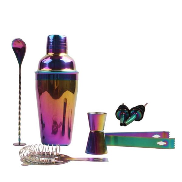 Colorful Cocktail Shaker Set Cocktail Shaker Kitchen Accessories