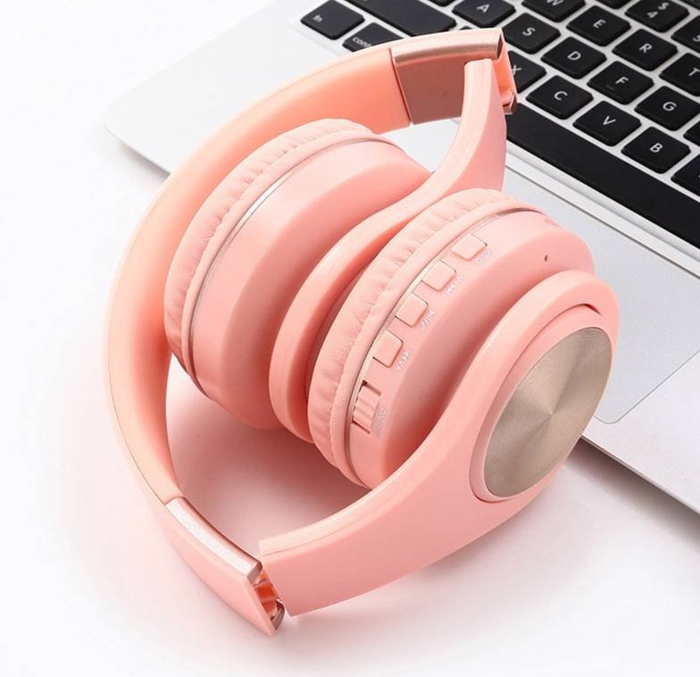 Bright Colored Folding Wireless Headphones