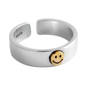 Smiley Face Ring Jewellery & Watches Rings