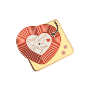 Music Record Player Pin Jewellery & Watches Pins & Brooches
