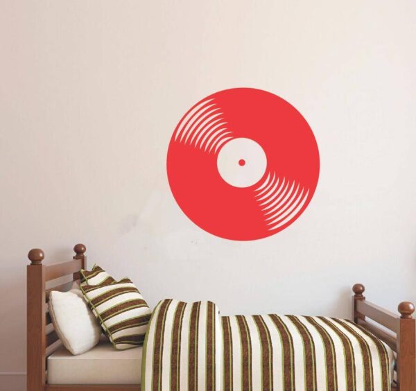 Wall Decal Vinyl Sticker Vinyl Record CD Retro Classical Music House Home Living Room Art Decoration Removable Poster WW-311 Home Decoration Wall Stickers