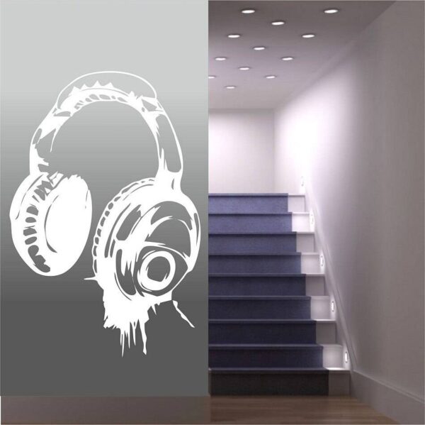 DJ Headphones Wall Sticker Home Decoration Wall Stickers