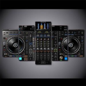 Canvas Pictures Home Decor 5 Pieces DJ Music Player Paintings HD Prints Music Console Poster Modular Living Room Wall Art Frame Home Decoration Wall Decor