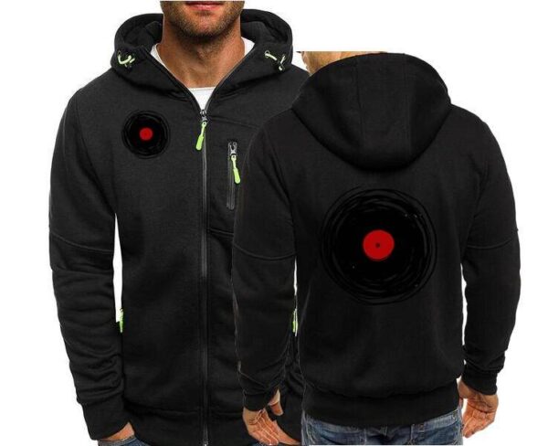 2021 Spring Cardigan Hoodies Sweatshirts Retro Vinyl Record DJ Streetwear Music Men Hoodie Adult Camisetas Hombre Jacket M-XXXL Exclusive DJ Fashion Jackets