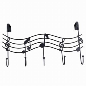 New Wrought Iron Musical Instrument Door Behind The Hook Nail-Free Seamless Clothing Rack 40FP21 Fast delivery Ship Dropshipping Home Decoration