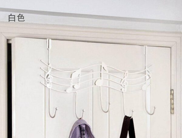 New Wrought Iron Musical Instrument Door Behind The Hook Nail-Free Seamless Clothing Rack 40FP21 Fast delivery Ship Dropshipping Home Decoration