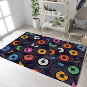 Square Vinyl Print Carpet Carpets Home Decoration