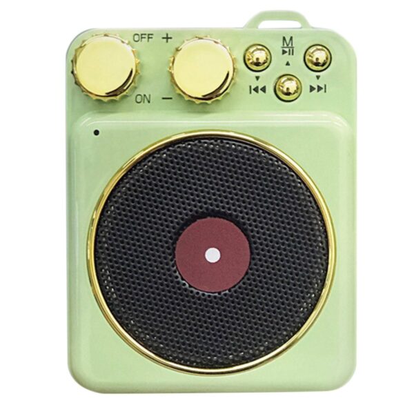 High Quality Portable Portable Audio Retro Turntable Mini Magnetic Bluetooth Speakers Bluetooth Speakers Gadgets & Gifts