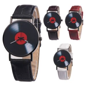 Vinyl Record Quartz Watch Jewellery & Watches Watches