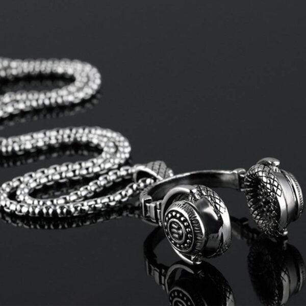 DJ Music Headphone Pendant Jewellery & Watches Necklace