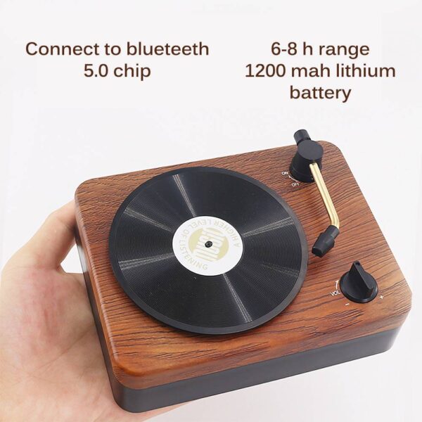 Bluetooth 5.0 Retro Phonograph Speaker Bluetooth Speakers Gadgets & Gifts