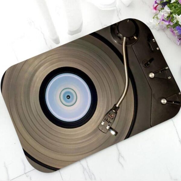 Vinyl Record DJ Turntable Doormat Carpets Doormats Home Decoration