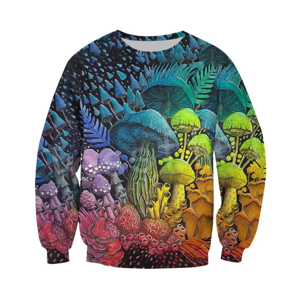 Psy Trance Mushroom Hoodie Exclusive DJ Fashion Hoodies Jackets Sweaters